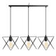 3 In 1 Metal Vintage Ceiling Light Pendant Lamp Cage Lampshade Fixture Chandelier Indoor Lighting