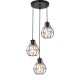 3-Lights Industrial Pendant Lighting Ceiling Metal Vintage Hanging Retro Lamp Without Bulb