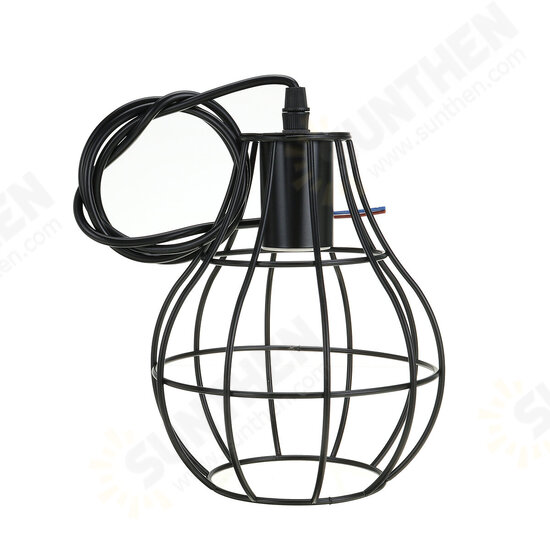 3-Lights Industrial Pendant Lighting Ceiling Metal Vintage Hanging Retro Lamp Without Bulb