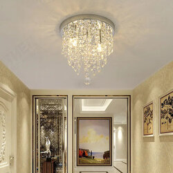 30CM 220V LED Crystal Ceiling Light Chandelier With LED Light Source Hallway Light Entrance Hallway Light Electroplated Modern 30CM 220V LED Crystal Ceiling Light Chandelier With LED Light Source Hallway Light Entrance Hallway Light Electroplated Modern