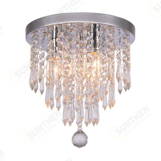 30CM 220V LED Crystal Ceiling Light Chandelier With LED Light Source Hallway Light Entrance Hallway Light Electroplated Modern