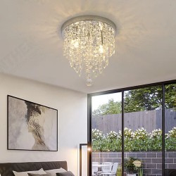 30CM 220V LED Crystal Ceiling Light Chandelier With LED Light Source Hallway Light Entrance Hallway Light Electroplated Modern 30CM 220V LED Crystal Ceiling Light Chandelier With LED Light Source Hallway Light Entrance Hallway Light Electroplated Modern