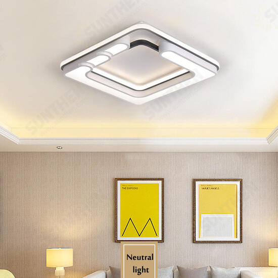 32W Modern Ceiling Lamp Light Mount Square Fashion Living Room Super Bright