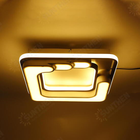 32W Modern Ceiling Lamp Light Mount Square Fashion Living Room Super Bright 32W Modern Ceiling Lamp Light Mount Square Fashion Living Room Super Bright