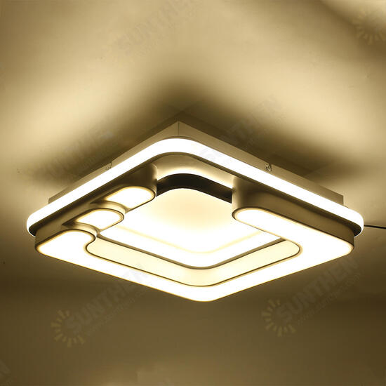 32W Modern Ceiling Lamp Light Mount Square Fashion Living Room Super Bright