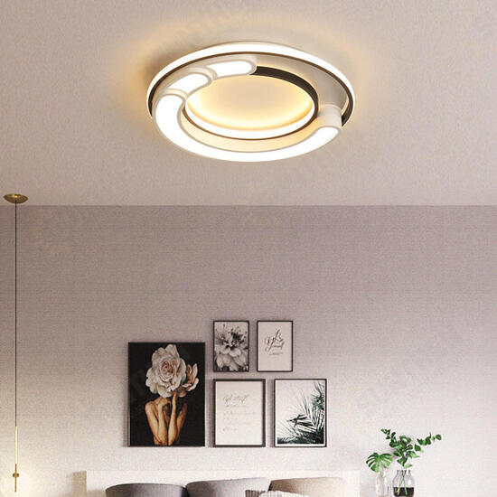 32W Modern LED Ceiling Light Geometric Round Living Bedroom Ceiling Lighting 32W Modern LED Ceiling Light Geometric Round Living Bedroom Ceiling Lighting