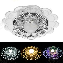 3/5W 7.9'' LED Crystal Ceiling Light Ultra Thin Flush Mount Kitchen Home Fixture 3/5W 7.9'' LED Crystal Ceiling Light Ultra Thin Flush Mount Kitchen Home Fixture