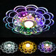 3/5W 7.9'' LED Crystal Ceiling Light Ultra Thin Flush Mount Kitchen Home Fixture