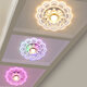 3/5W 7.9'' LED Crystal Ceiling Light Ultra Thin Flush Mount Kitchen Home Fixture