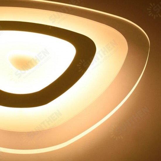 35W Modern Ultrathin LED Flush Mount Ceiling Light 3 Color Adjustable for Living Room Home 35W Modern Ultrathin LED Flush Mount Ceiling Light 3 Color Adjustable for Living Room Home