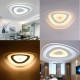 35W Modern Ultrathin LED Flush Mount Ceiling Light 3 Color Adjustable for Living Room Home