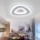 35W Modern Ultrathin LED Flush Mount Ceiling Light 3 Color Adjustable for Living Room Home