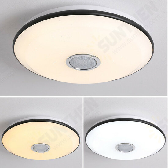 36-60W LED RGB Music Ceiling Lamp bluetooth APP+Remote Control Home Bedroom Lights