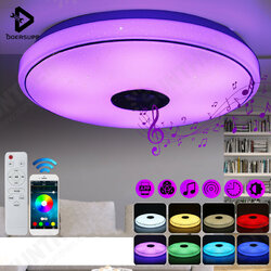 36/60W 40cm 6500K LED Ceiling Light RGB bluetooth Music Speaker Dimmable Lamp Remote Home 36/60W 40cm 6500K LED Ceiling Light RGB bluetooth Music Speaker Dimmable Lamp Remote Home
