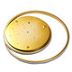 38W 45*5CM AC175-265V LED Ceiling Light Fixture Gold Ring Modern Home Living Room Decor 38W 45*5CM AC175-265V LED Ceiling Light Fixture Gold Ring Modern Home Living Room Decor