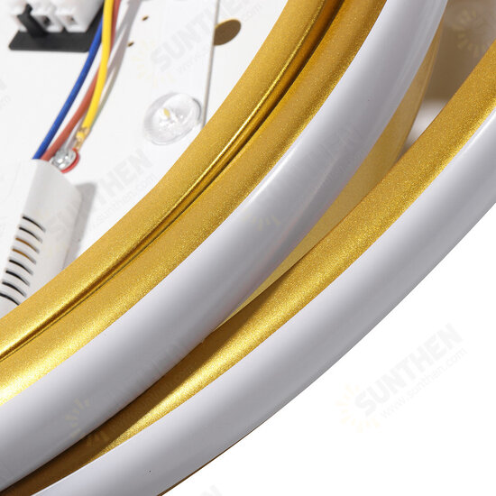 38W 45*5CM AC175-265V LED Ceiling Light Fixture Gold Ring Modern Home Living Room Decor 38W 45*5CM AC175-265V LED Ceiling Light Fixture Gold Ring Modern Home Living Room Decor