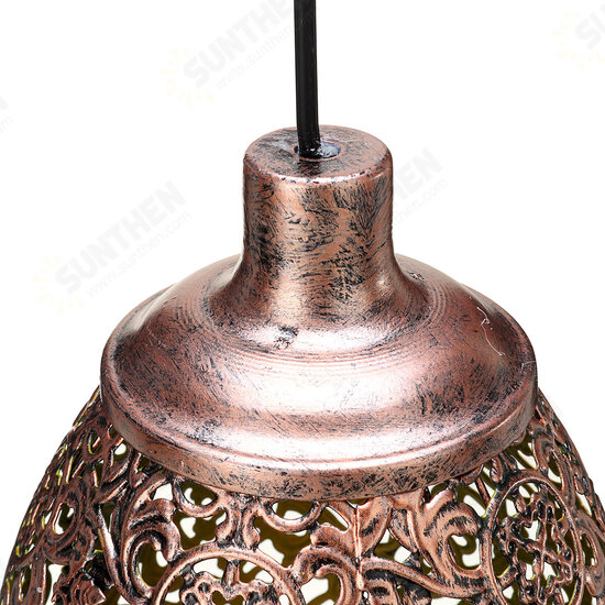 3.94''x8.27''x23.23'' Outdoor Iron Solar Light Pendant Hollow Projection Landscape Garden 3.94''x8.27''x23.23'' Outdoor Iron Solar Light Pendant Hollow Projection Landscape Garden
