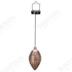 3.94''x8.27''x23.23'' Outdoor Iron Solar Light Pendant Hollow Projection Landscape Garden 3.94''x8.27''x23.23'' Outdoor Iron Solar Light Pendant Hollow Projection Landscape Garden