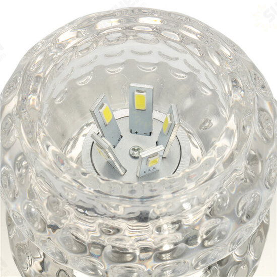 3W 5W Modern Round Shape Warm White Pure White Crystal LED Ceiling Light Chandelier Downlight