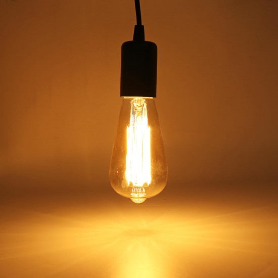 4 Heads E27 Modern LED Chandelier Adjustable Pendant Lamp Ceiling Light Bulb