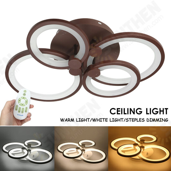 4 Heads LED Ceiling Light Pendant Lamp Hallway Dimmable Remote Control Fixture 4 Heads LED Ceiling Light Pendant Lamp Hallway Dimmable Remote Control Fixture
