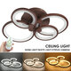 4 Heads LED Ceiling Light Pendant Lamp Hallway Dimmable Remote Control Fixture 4 Heads LED Ceiling Light Pendant Lamp Hallway Dimmable Remote Control Fixture