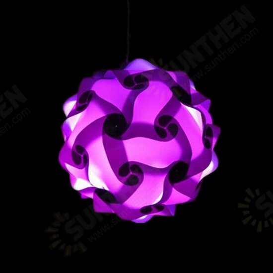 40CM 30 Elements Ceiling Pendant Modern IQ Jigsaw Home Hanging Xmas Lamp Light Shade