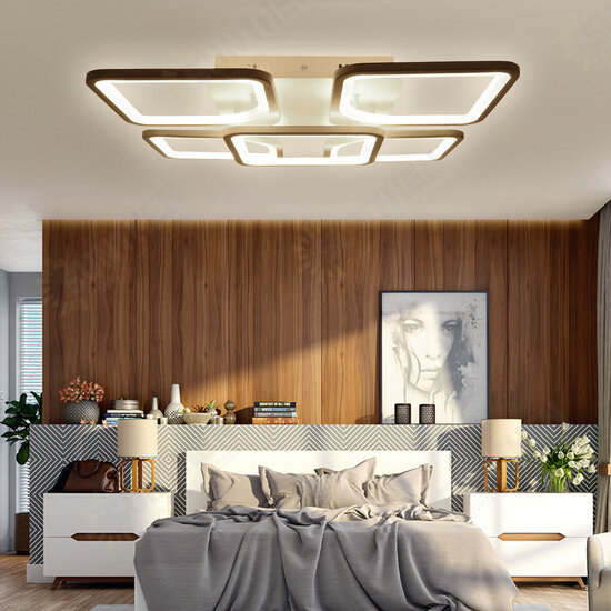 4300LM 900 LED Ceiling Lamp 5Pcs Cube Living Room Bedroom Pendant Light+Remote 4300LM 900 LED Ceiling Lamp 5Pcs Cube Living Room Bedroom Pendant Light+Remote