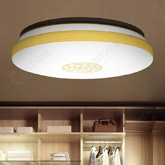 48W LED Ceiling Light Remote Control for Living Room Bedroom Kitchen AC180-260V 3 Modes