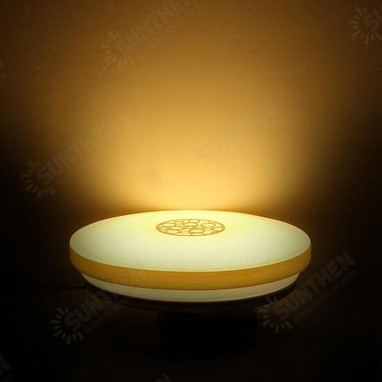 48W LED Ceiling Light Remote Control for Living Room Bedroom Kitchen AC180-260V 3 Modes