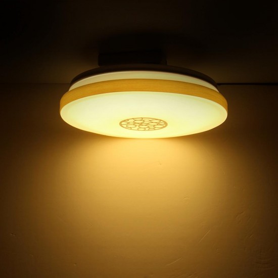 48W LED Ceiling Light Remote Control for Living Room Bedroom Kitchen AC180-260V 3 Modes