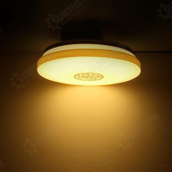 48W LED Ceiling Light Remote Control for Living Room Bedroom Kitchen AC180-260V 3 Modes