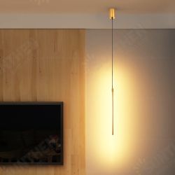 60/80/100cm Line Led Pendant Lights Minimalist Modern Warm White 3000K Ceiling Lights For Living Room Bedroom Lighting Decor 60/80/100cm Line Led Pendant Lights Minimalist Modern Warm White 3000K Ceiling Lights For Living Room Bedroom Lighting Decor