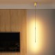 60/80/100cm Line Led Pendant Lights Minimalist Modern Warm White 3000K Ceiling Lights For Living Room Bedroom Lighting Decor