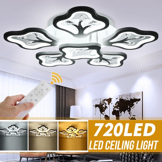720LED Post-Modern Ceiling Lamp Remote Control Living Room Bedroom Kitchen