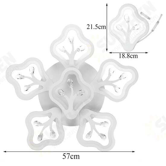 720LED Post-Modern Ceiling Lamp Remote Control Living Room Bedroom Kitchen 720LED Post-Modern Ceiling Lamp Remote Control Living Room Bedroom Kitchen