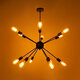 8~12 Light Vintage Industrial Metal Hanging Ceiling Fixture Edison Bulb Pendant 8~12 Light Vintage Industrial Metal Hanging Ceiling Fixture Edison Bulb Pendant