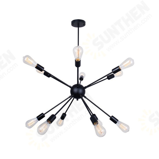 8~12 Light Vintage Industrial Metal Hanging Ceiling Fixture Edison Bulb Pendant 8~12 Light Vintage Industrial Metal Hanging Ceiling Fixture Edison Bulb Pendant
