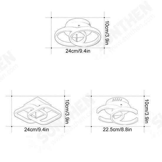 85-265V Ceiling Light Dimmable Lighting Fixtures Lamp Corridor Hallway Entryway Aisle 85-265V Ceiling Light Dimmable Lighting Fixtures Lamp Corridor Hallway Entryway Aisle