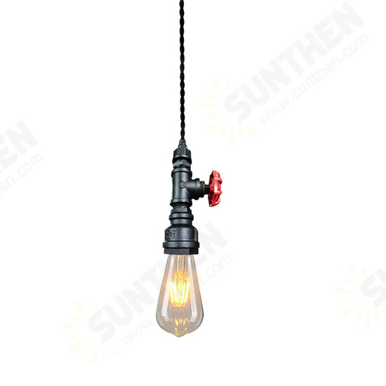 85-265V Retro Pendant Light Ceiling E27 Lamp Bulb Alloy 116cm Home Decoration