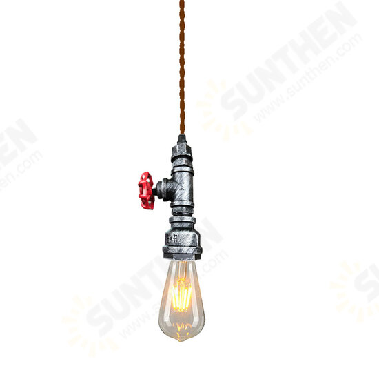 85-265V Retro Pendant Light Ceiling E27 Lamp Bulb Alloy 116cm Home Decoration