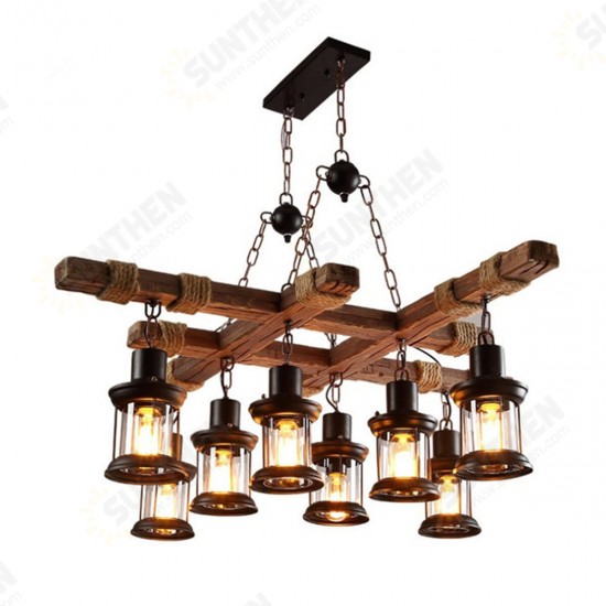 85V-265V E27 Industrial Wooden Pendant Light Ceiling Light Chandelier Home Fixture Decor 85V-265V E27 Industrial Wooden Pendant Light Ceiling Light Chandelier Home Fixture Decor