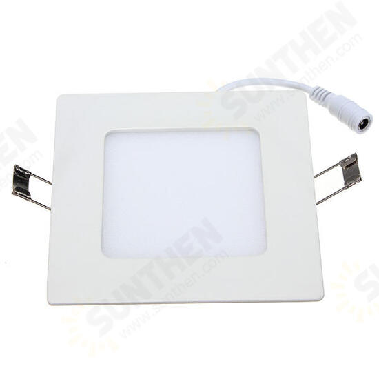 8W Square Ceiling Panel White/Warm White LED Lighting AC 85~265V