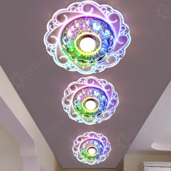 9W 90-260V Crystal LED Ceiling Light Fixture Pendant Lamp Lighting Chandelier for Bedroom Living Room Corridor 9W 90-260V Crystal LED Ceiling Light Fixture Pendant Lamp Lighting Chandelier for Bedroom Living Room Corridor