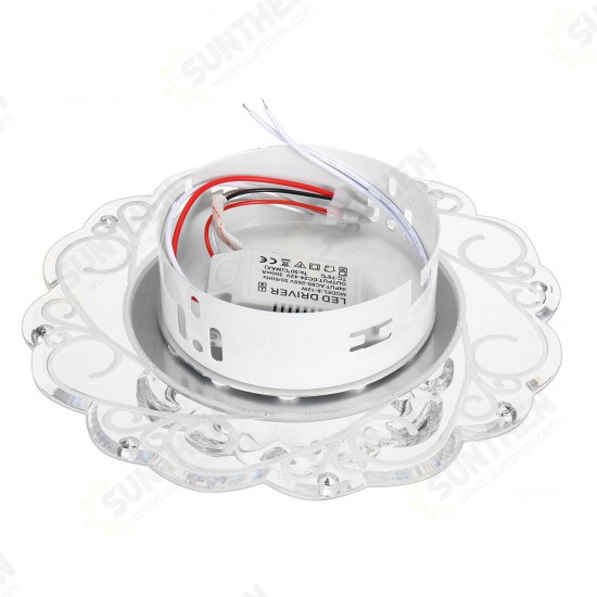 9W 90-260V Crystal LED Ceiling Light Fixture Pendant Lamp Lighting Chandelier for Bedroom Living Room Corridor 9W 90-260V Crystal LED Ceiling Light Fixture Pendant Lamp Lighting Chandelier for Bedroom Living Room Corridor