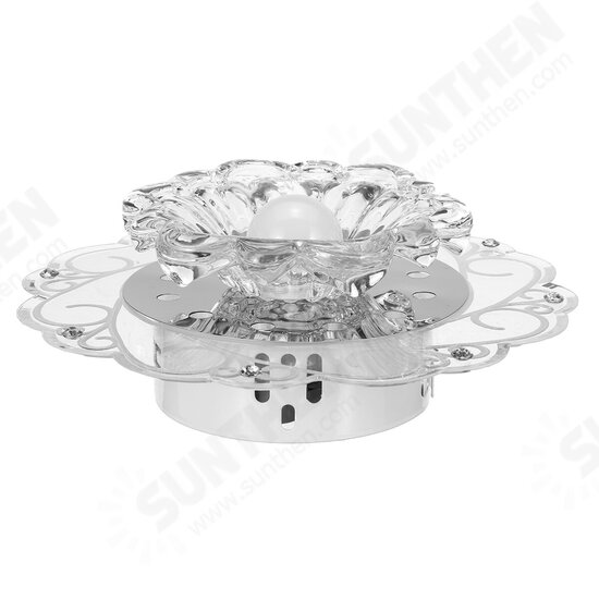 9W 90-260V Crystal LED Ceiling Light Fixture Pendant Lamp Lighting Chandelier for Bedroom Living Room Corridor 9W 90-260V Crystal LED Ceiling Light Fixture Pendant Lamp Lighting Chandelier for Bedroom Living Room Corridor