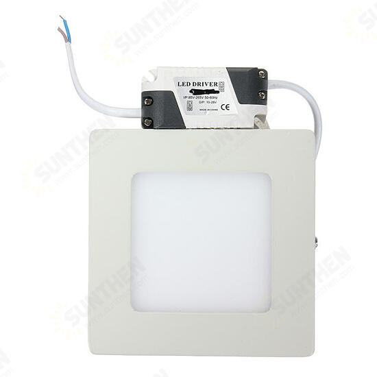 9W Square LED Panel Wall Ceiling Down Lights Mount Lamp AC 85-265V 9W Square LED Panel Wall Ceiling Down Lights Mount Lamp AC 85-265V