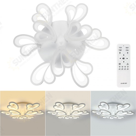 AC 110-220V 9 Heads Modern Ceiling Lamp+Remote Control Living Room Bedroom Study Light