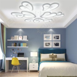 AC 110-220V 9 Heads Modern Ceiling Lamp+Remote Control Living Room Bedroom Study Light AC 110-220V 9 Heads Modern Ceiling Lamp+Remote Control Living Room Bedroom Study Light
