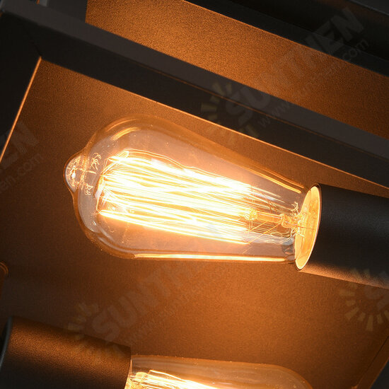 AC100V-240V Metal Pendant Ceiling Light Shade Industrial Geometric Wire Cage Lampshade Lamp Without Bulbs AC100V-240V Metal Pendant Ceiling Light Shade Industrial Geometric Wire Cage Lampshade Lamp Without Bulbs